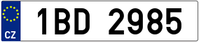 Truck License Plate